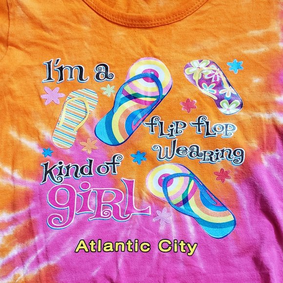 Say It With Love Tie Dye Fringed Top Toddler 2/4 - Picture 2 of 7